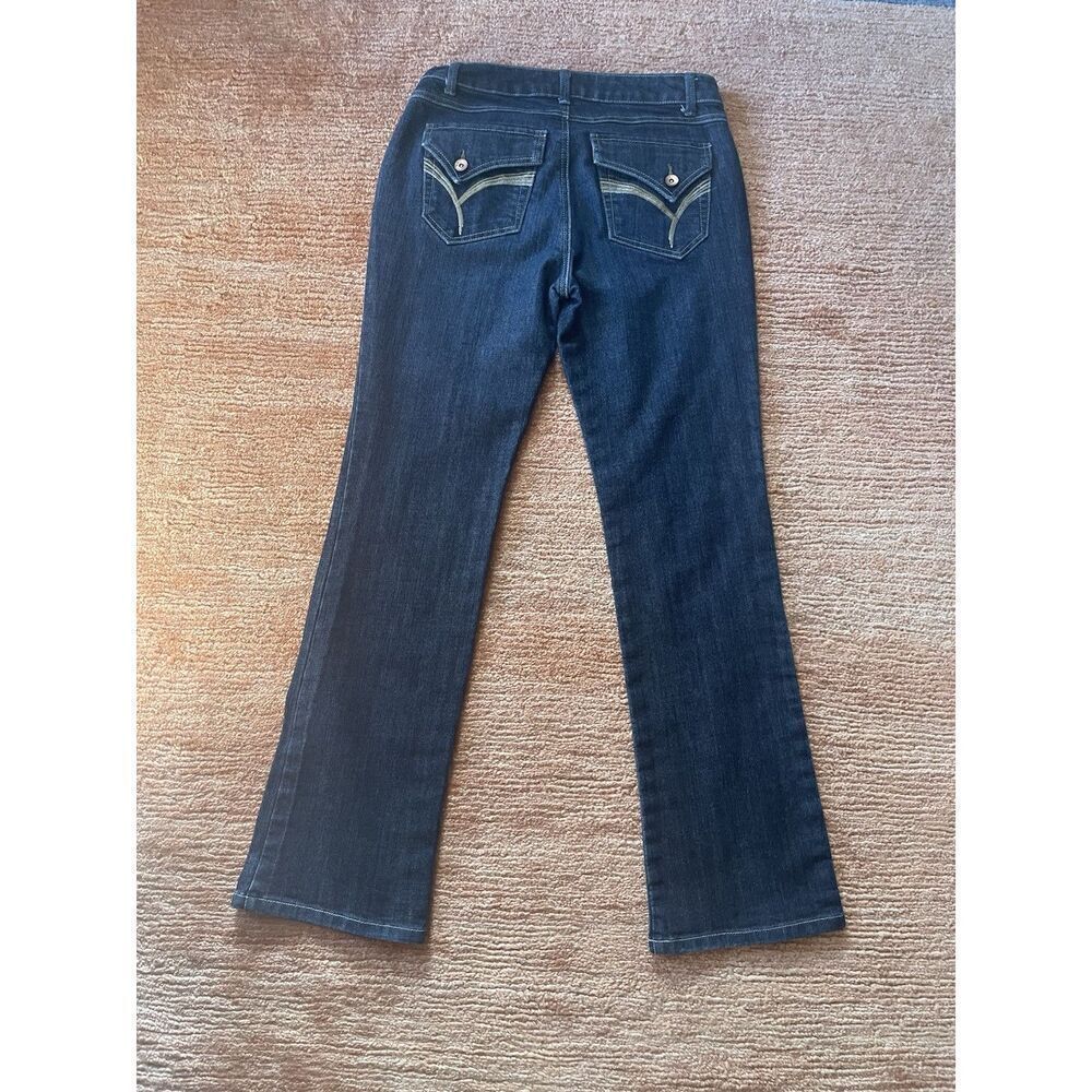 Faded Glory Women's Boot Cut Stretch Blue Mid Rise Denim Jeans Size 4/S